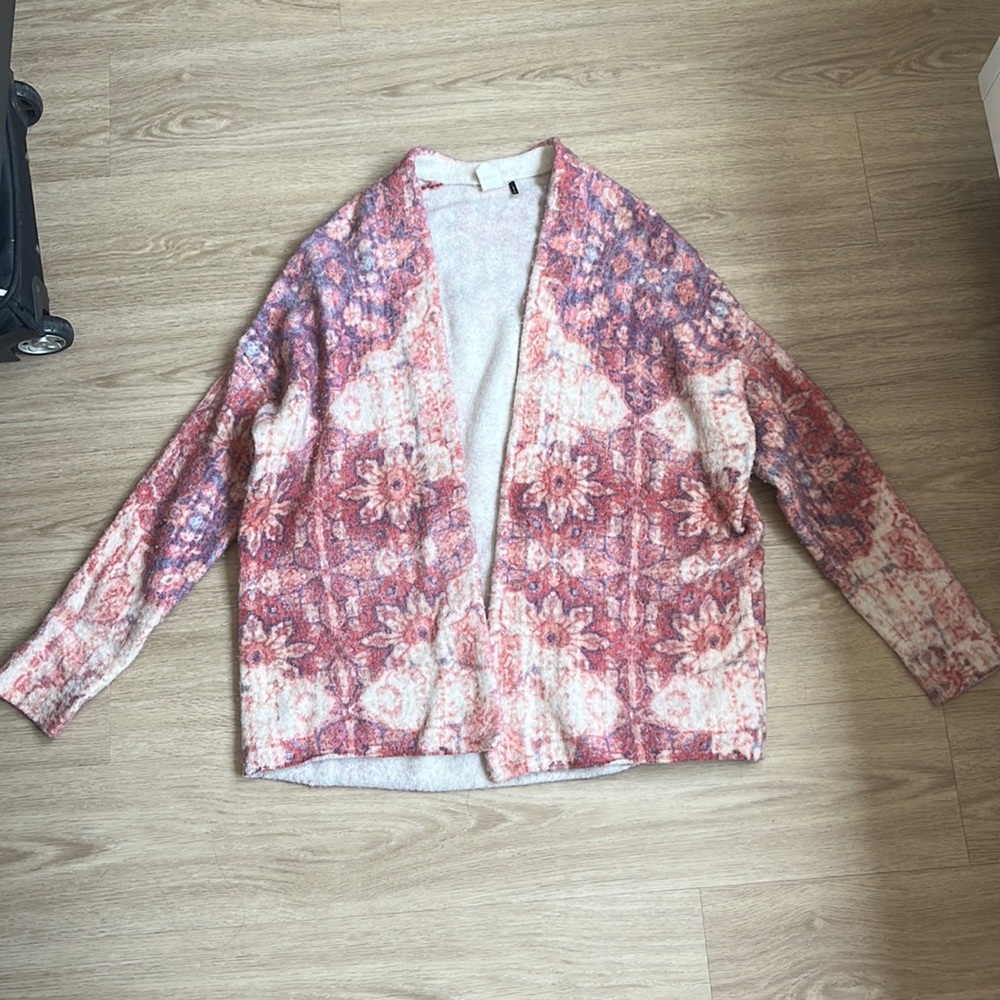 Anthropologie Akemi + Kim Floral Cardigan